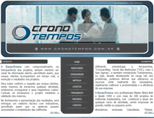 Tablet Screenshot of cronotempos.com.br